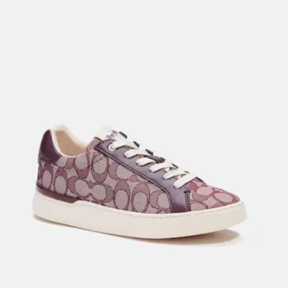 NWT COACH SIGNATURE CLIP LOW TOP SNEAKER WOMEN - Picture 4 of 14